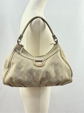 Gucci Guccissima Abbey D-Ring Hobo Shoulder Bag
